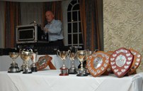 The trophies (and the DJ!)